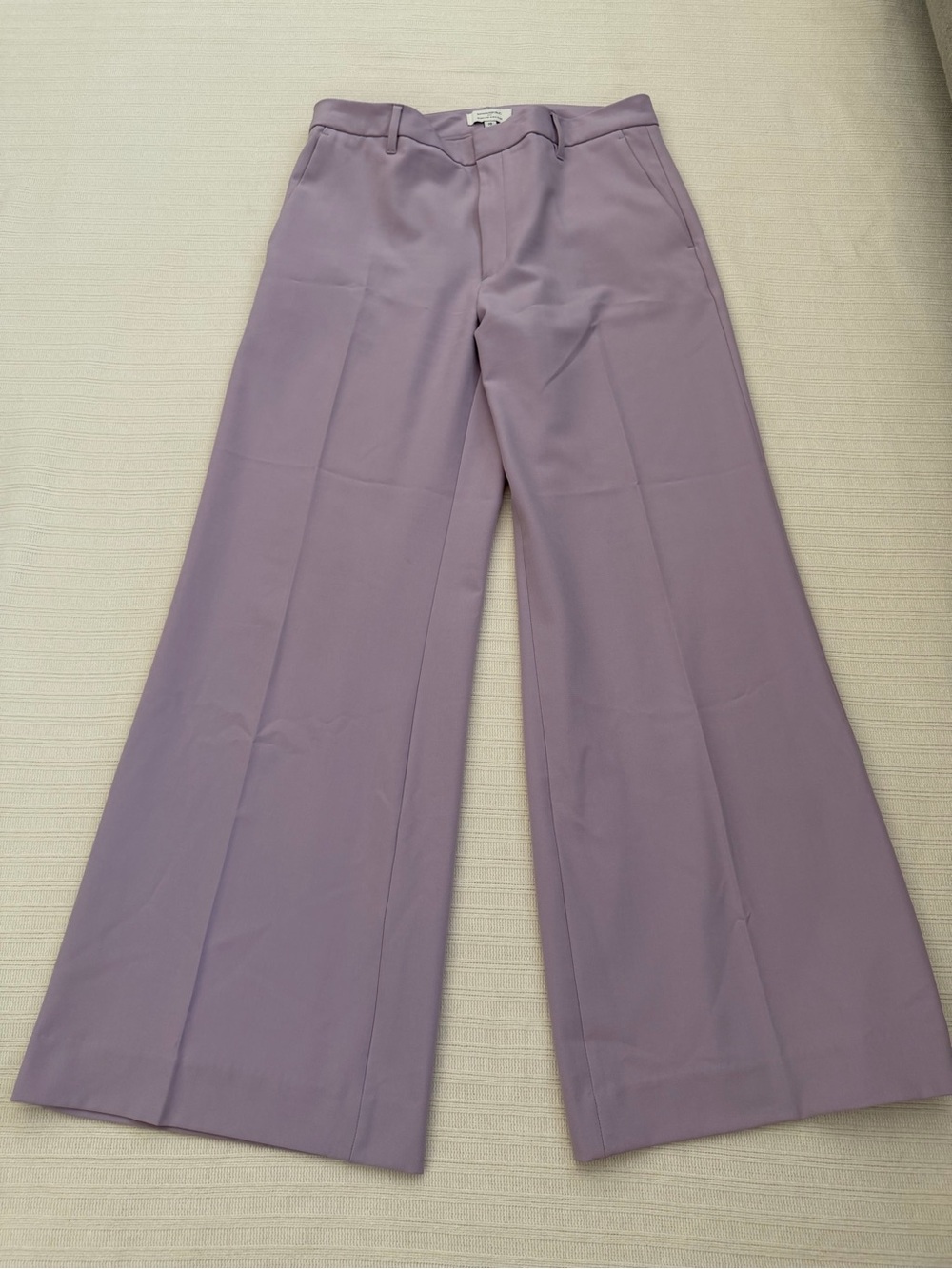 Banana Republic Wide-Leg Lavender Trousers Size 10 BeS1
